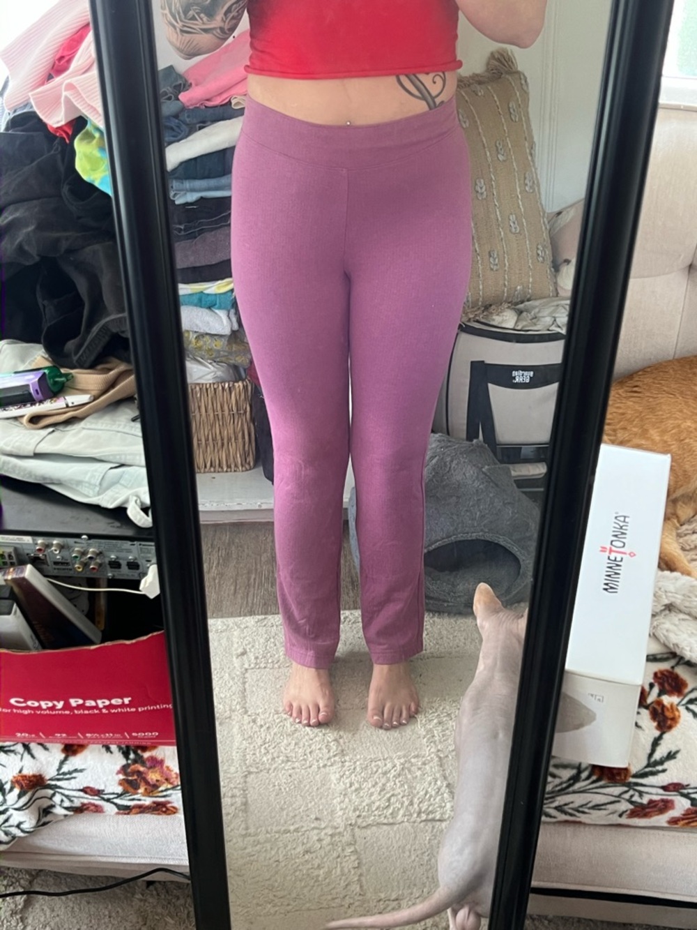 Columbia Magenta/Pink flare yoga pants